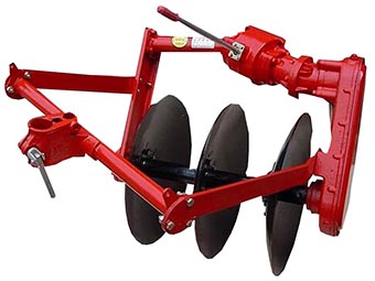 Power Driven Disc Plough